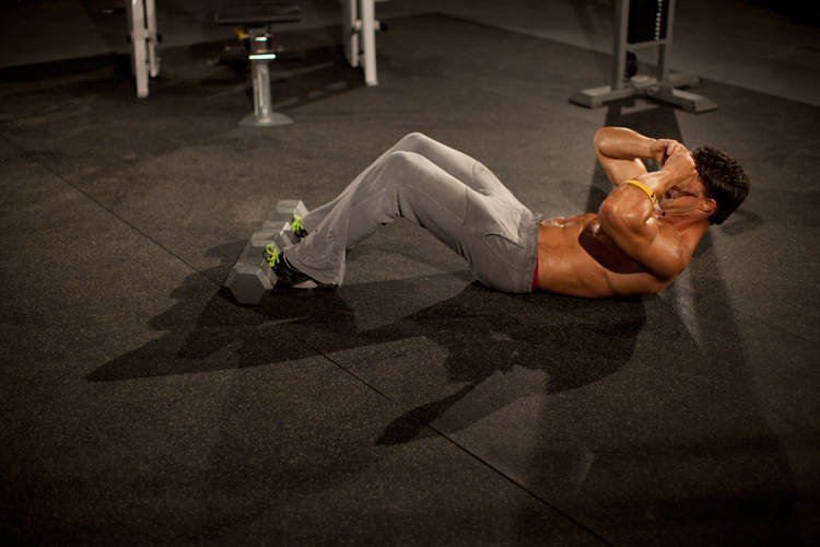 3/4 Sit-Up - starting position