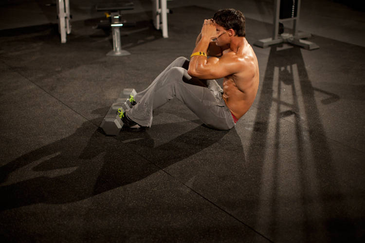 3/4 Sit-Up - ending position