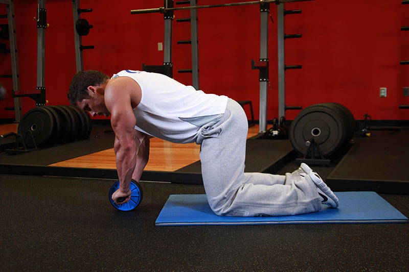 Ab Roller - starting position