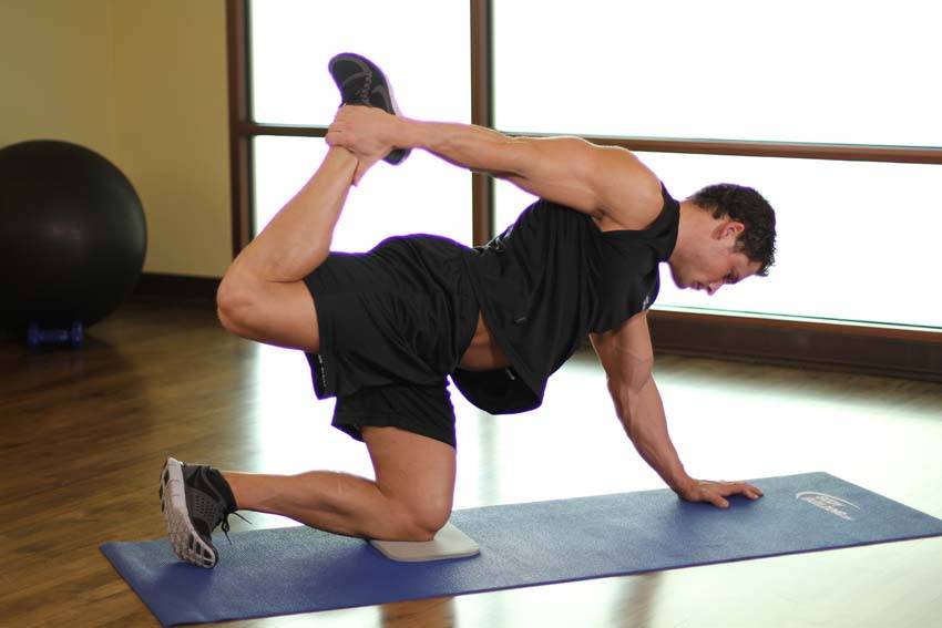 All Fours Quad Stretch - ending position