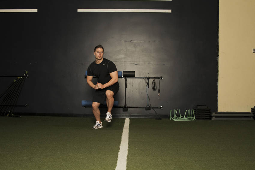 Alternate Leg Diagonal Bound - ending position