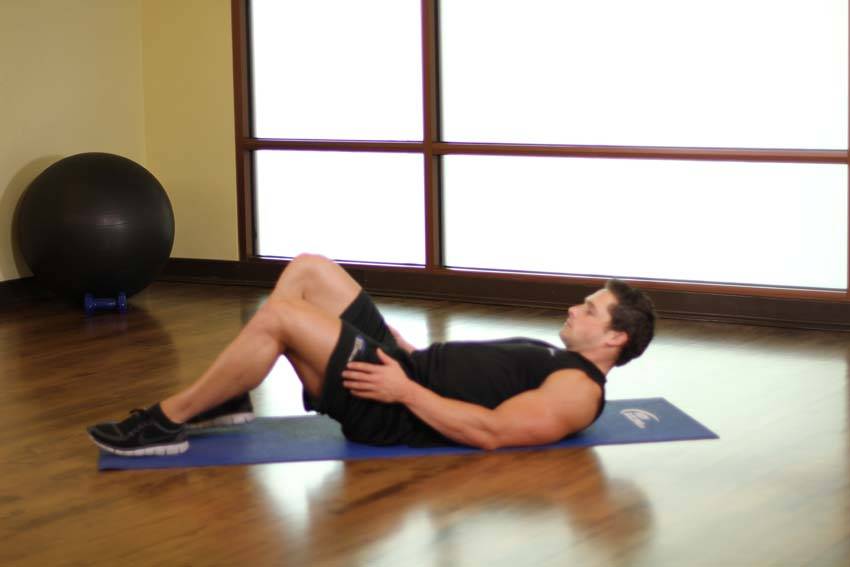Ankle On The Knee - starting position