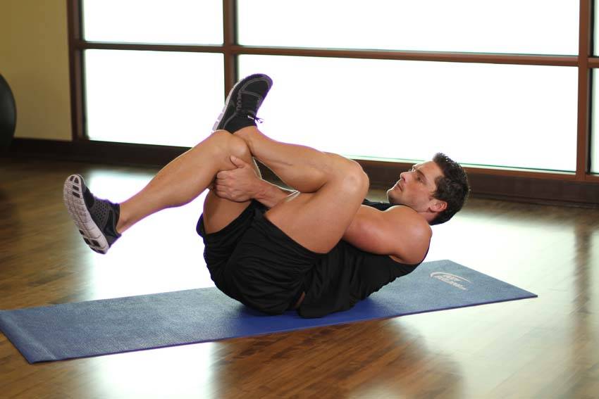 Ankle On The Knee - ending position