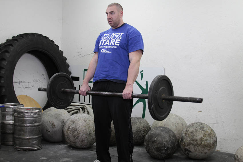 Axle Deadlift - ending position