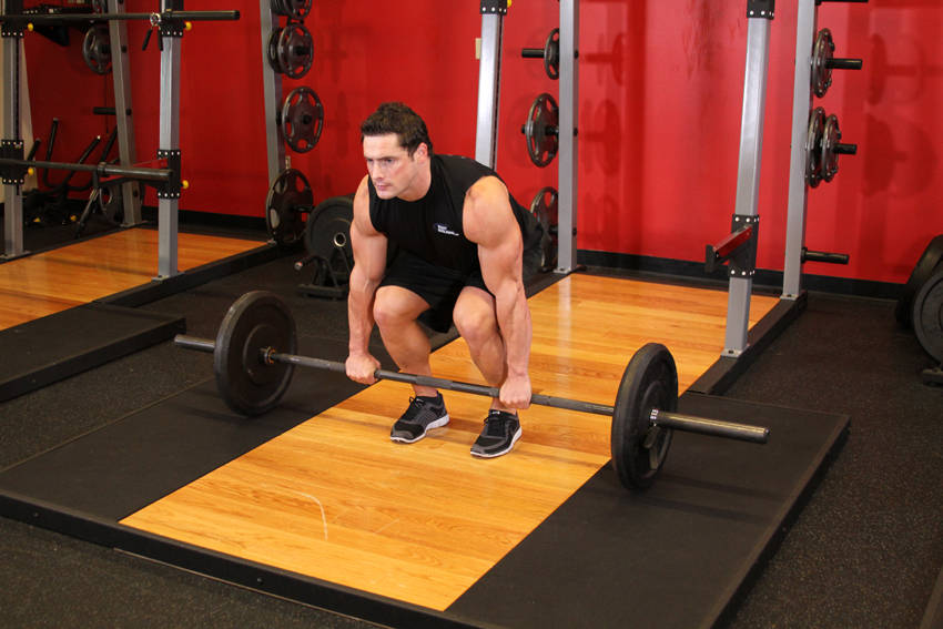 Barbell Deadlift - starting position