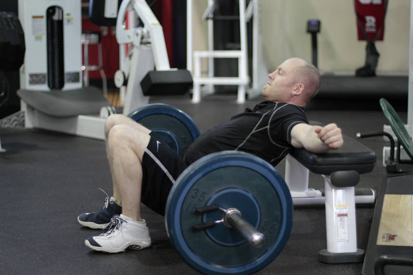 Barbell Hip Thrust - starting position