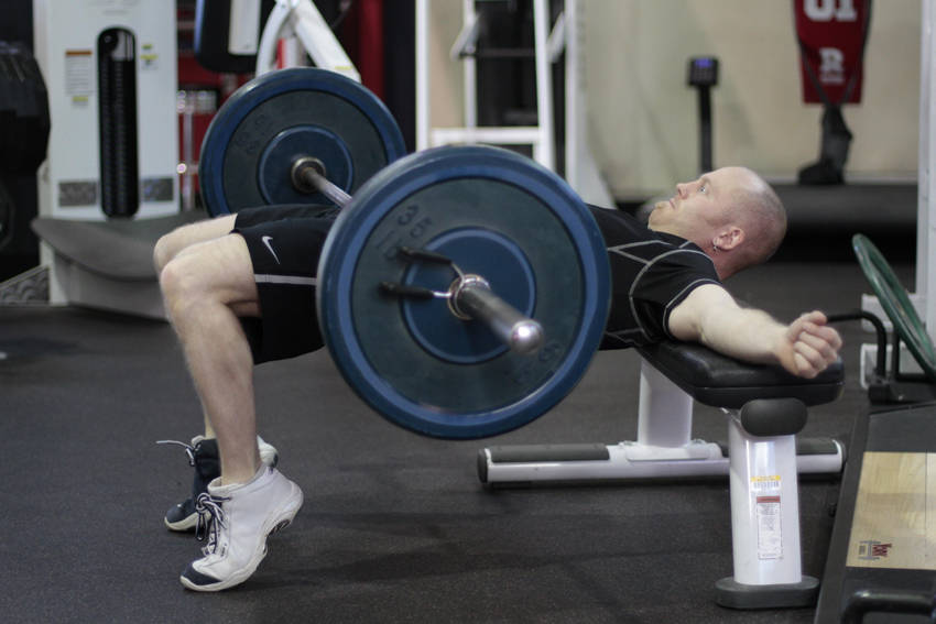 Barbell Hip Thrust - ending position