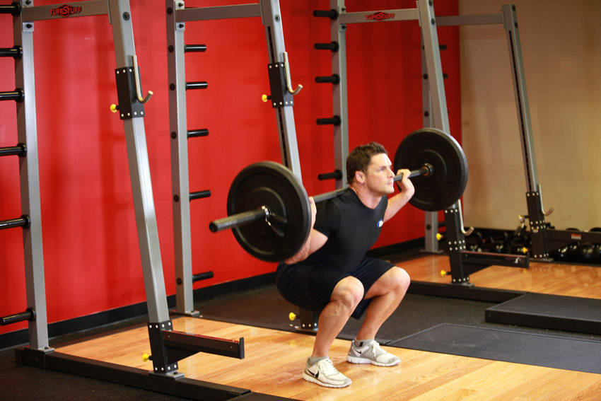 Barbell Squat - ending position