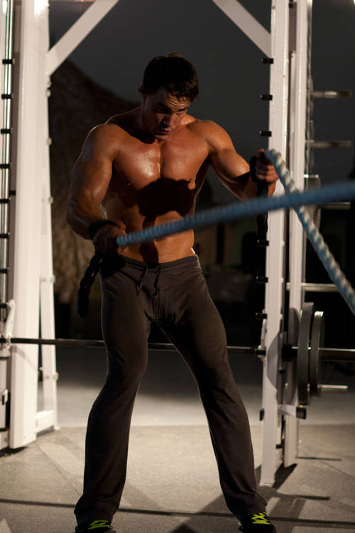 Battling Ropes - ending position