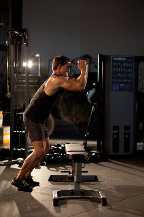 Bench Jump - starting position