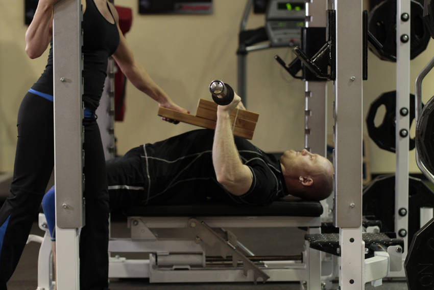 Board Press - ending position