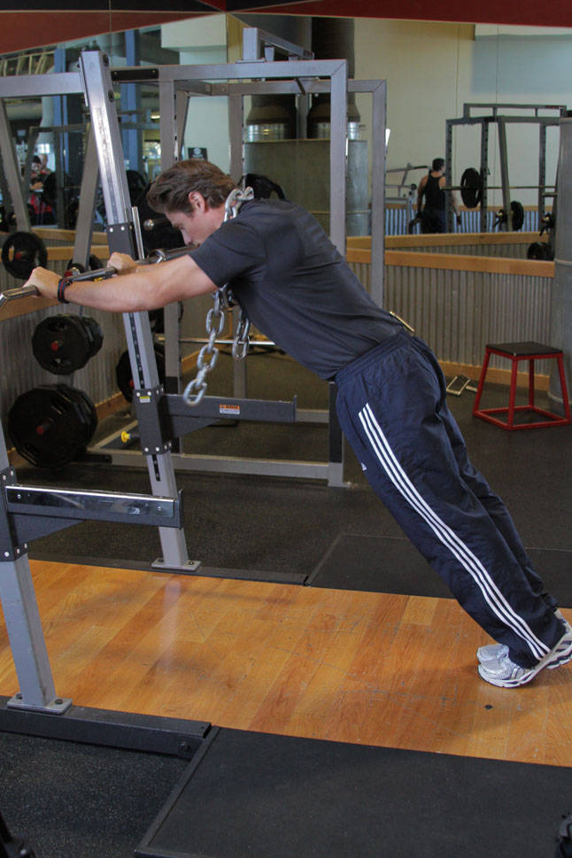 Body Tricep Press - starting position