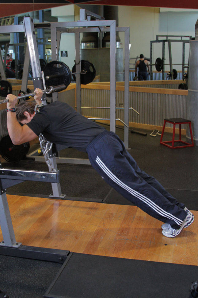 Body Tricep Press - ending position