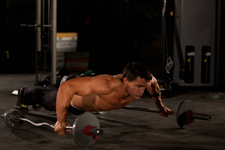 Bodyweight Flyes - ending position