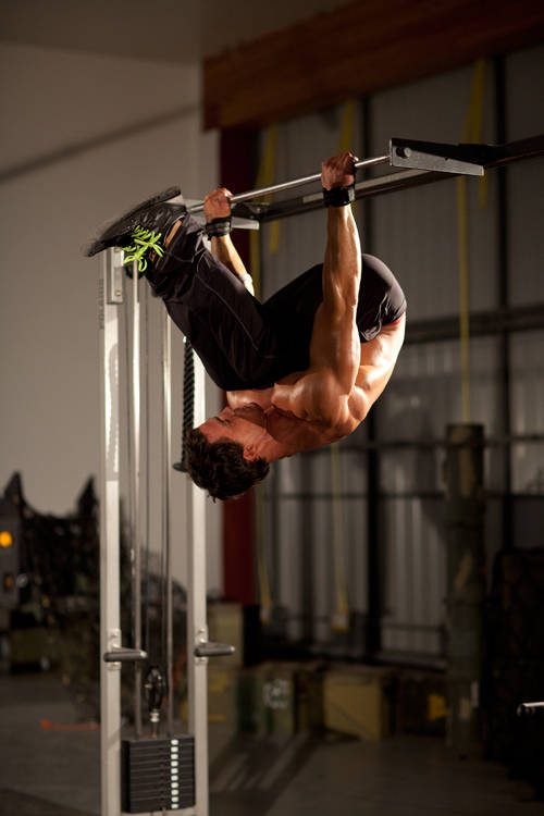 Bodyweight Mid Row - starting position