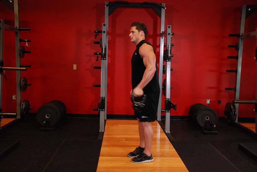 Bottoms-Up Clean From The Hang Position - starting position