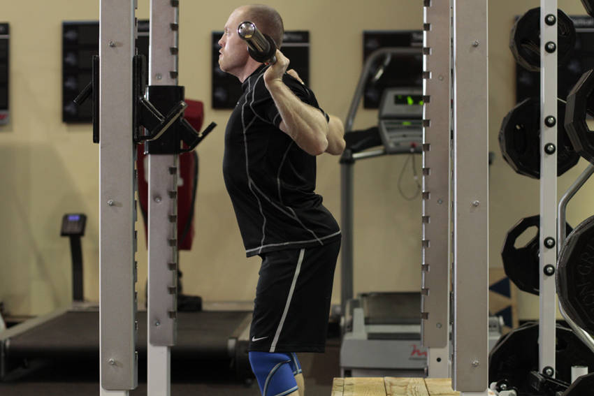 Box Squat - starting position