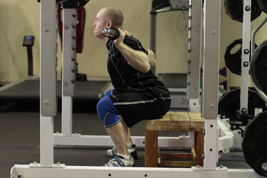 Box Squat - ending position