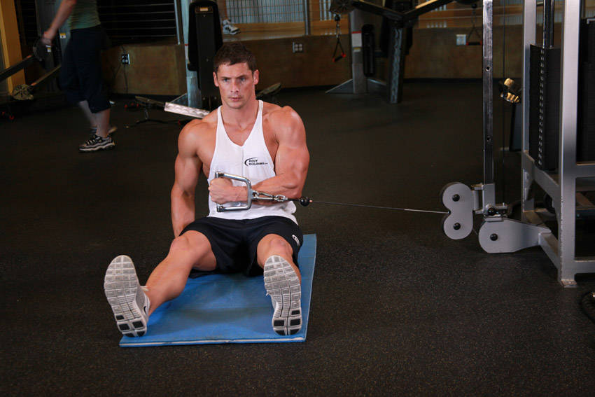 Cable Internal Rotation - ending position