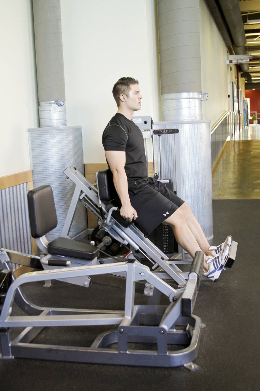 Calf Press - starting position