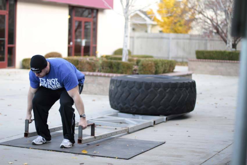 Car Deadlift - ending position
