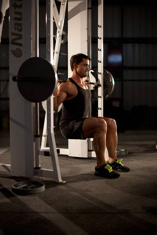 Chair Squat - ending position