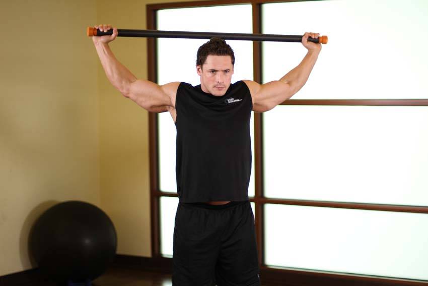 Chest And Front Of Shoulder Stretch - ending position