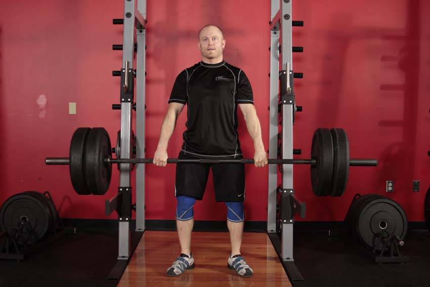 Clean Shrug - starting position