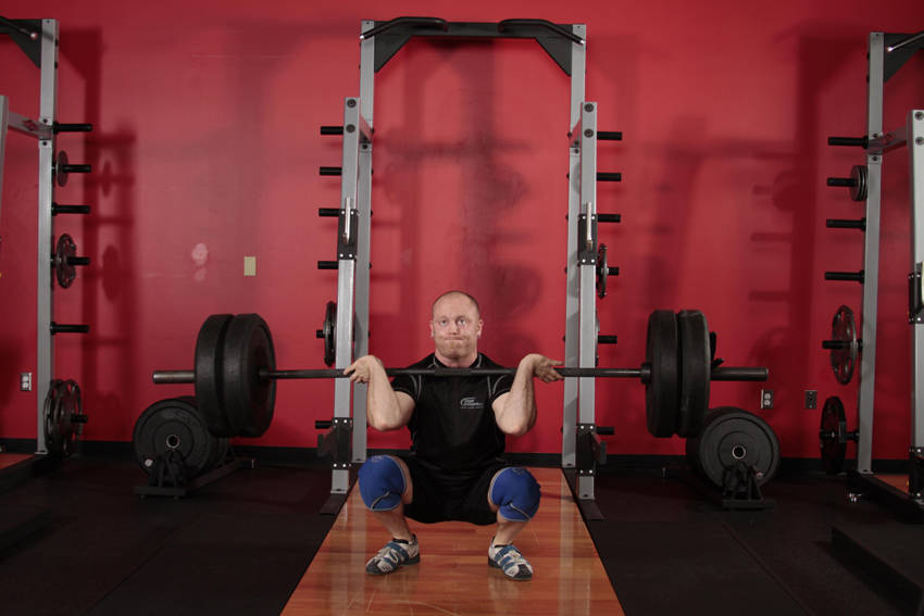 Clean and Jerk - ending position