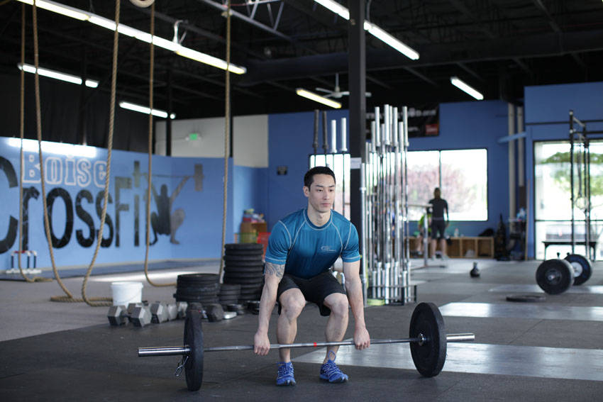 Clean and Press - starting position