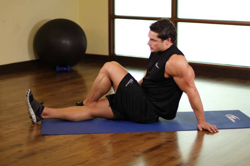 Dancer's Stretch - starting position