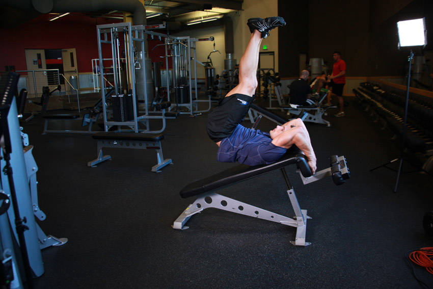 Decline Reverse Crunch - ending position