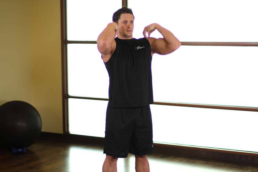 Elbow Circles - ending position