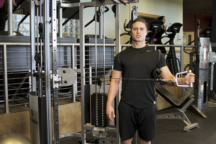 External Rotation with Cable - ending position