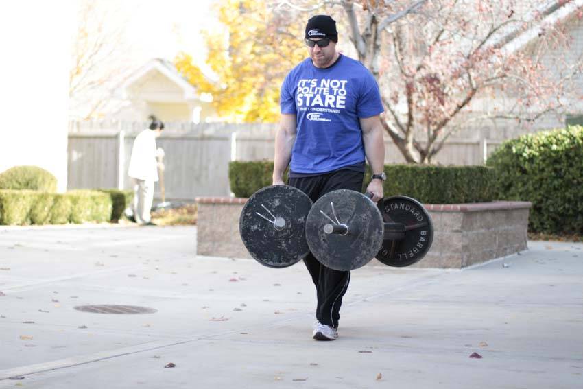 Farmer's Walk - ending position