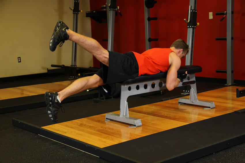 Flutter Kicks - ending position