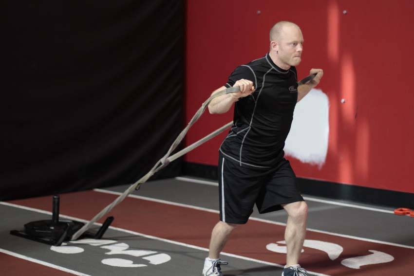 Forward Drag with Press - starting position