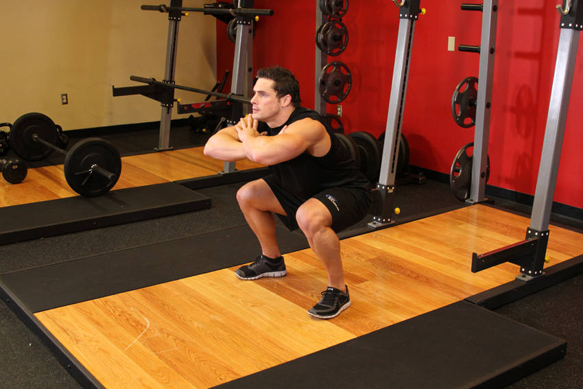 Freehand Jump Squat - starting position