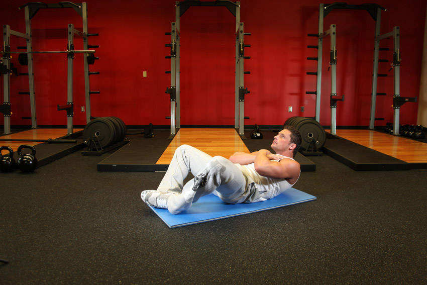 Frog Sit-Ups - ending position