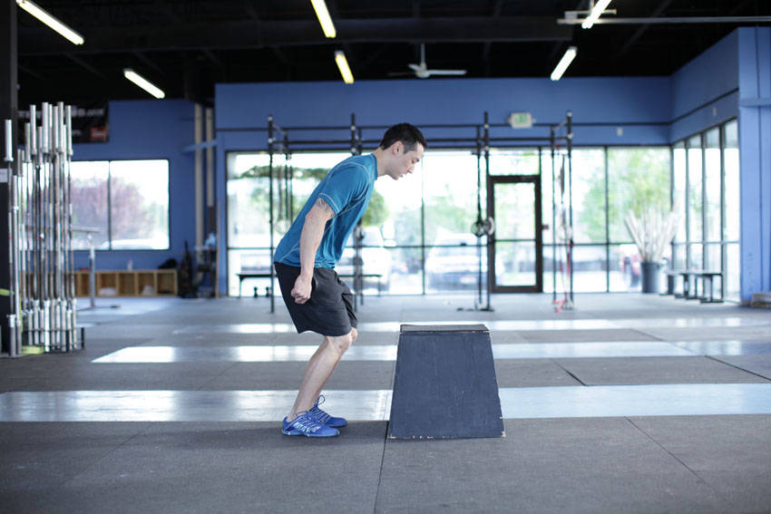 Front Box Jump - starting position