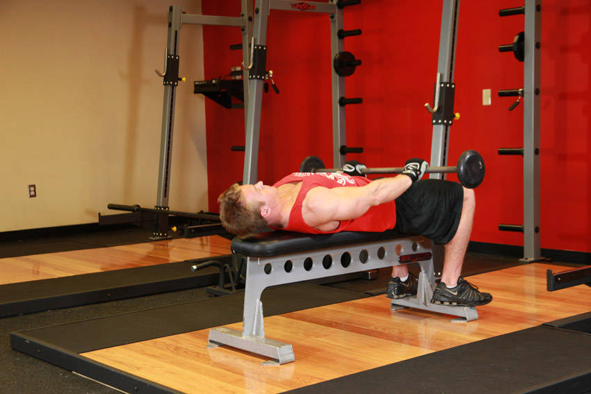 Front Raise And Pullover - starting position