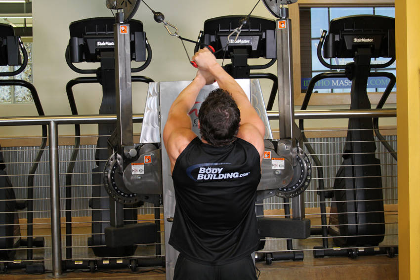 Full Range-Of-Motion Lat Pulldown - starting position