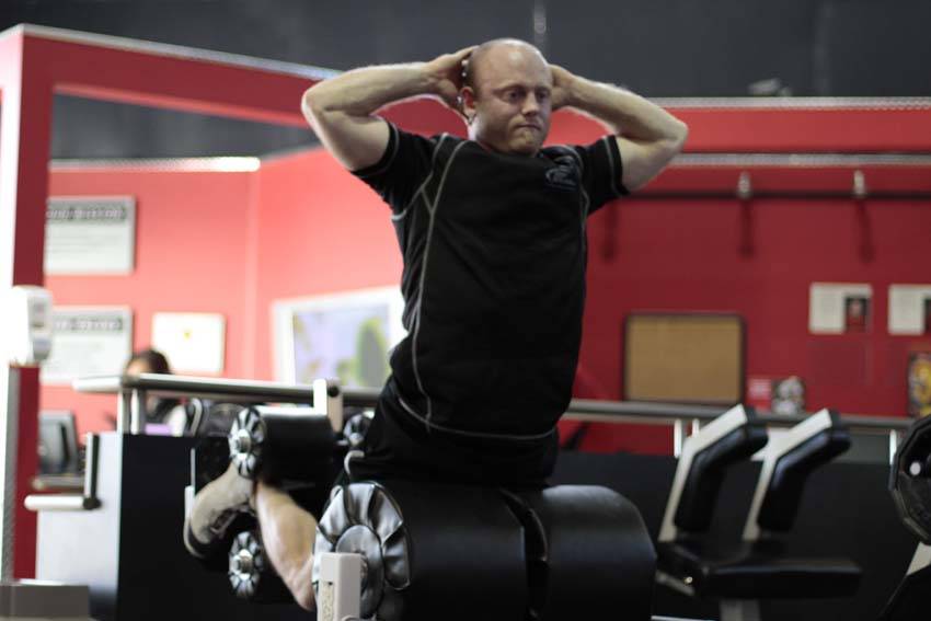 Glute Ham Raise - ending position