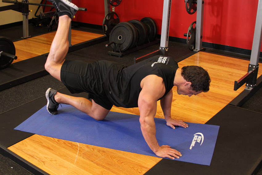 Glute Kickback - ending position