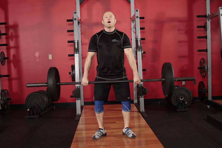 Hang Clean - starting position