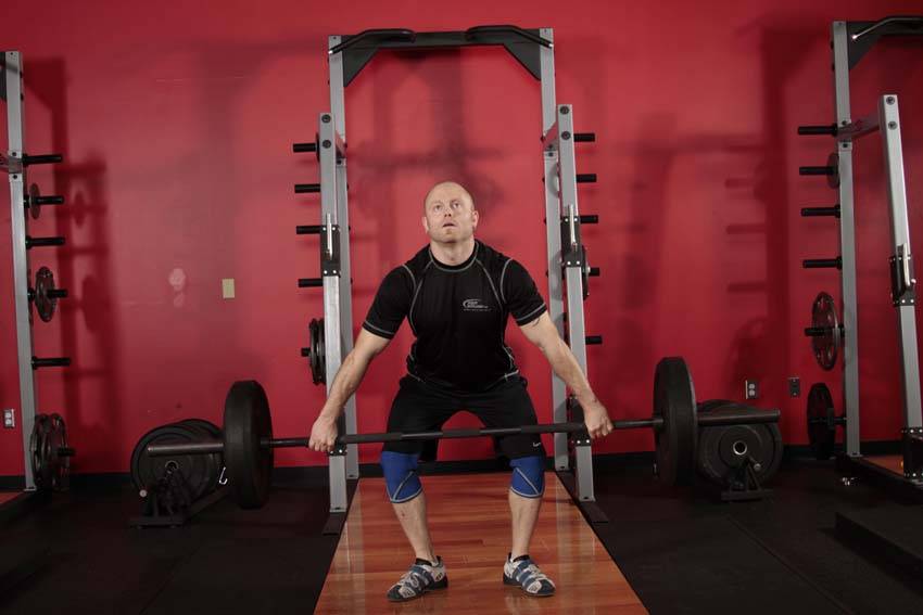 Hang Snatch - starting position