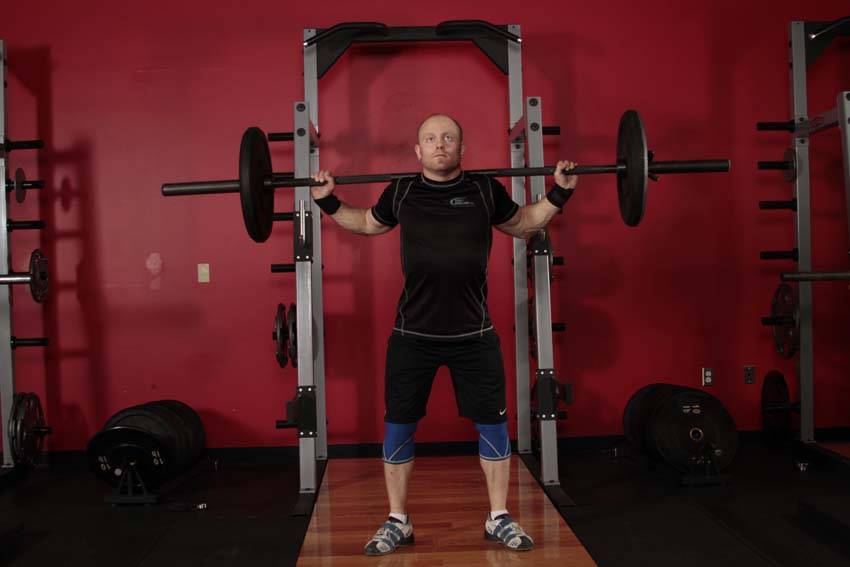 Heaving Snatch Balance - starting position