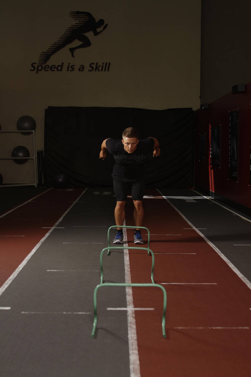 Hurdle Hops - starting position