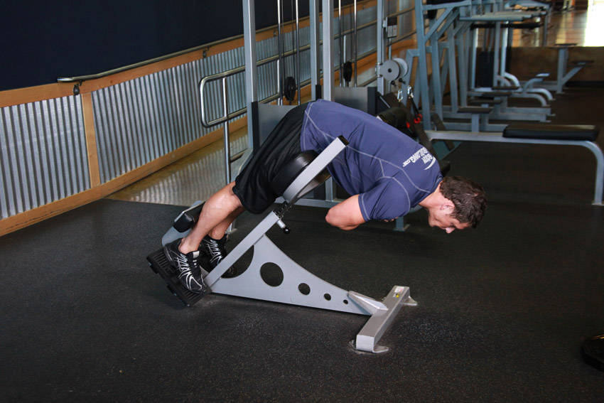 Hyperextensions (Back Extensions) - ending position