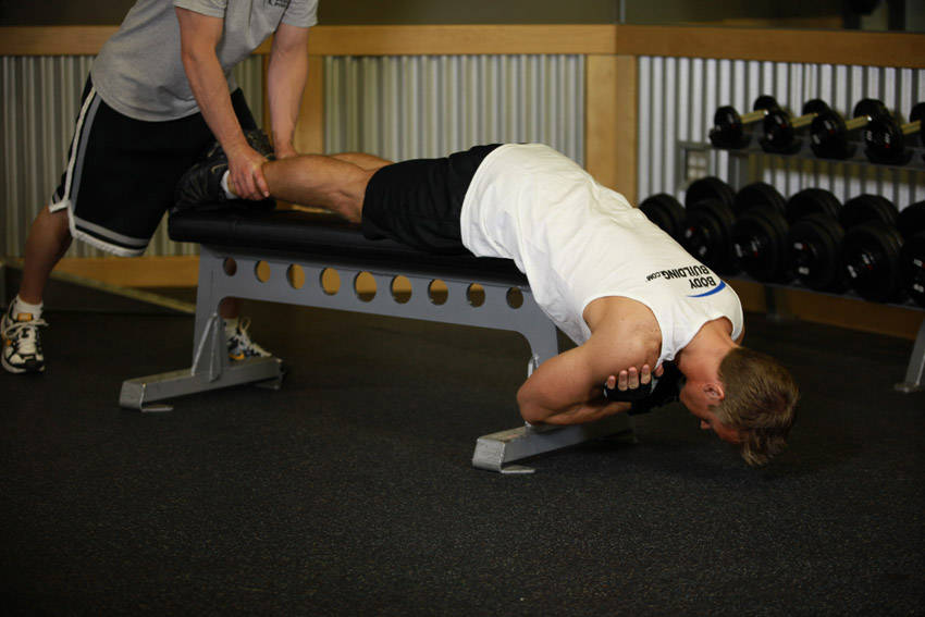 Hyperextensions With No Hyperextension Bench - starting position